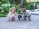 Kids with cat