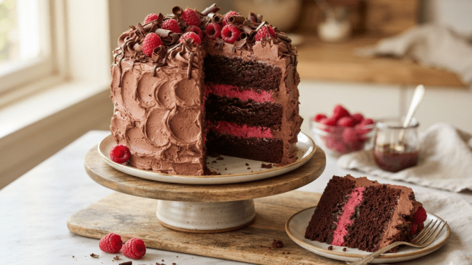 Chocolate Raspberry Cake