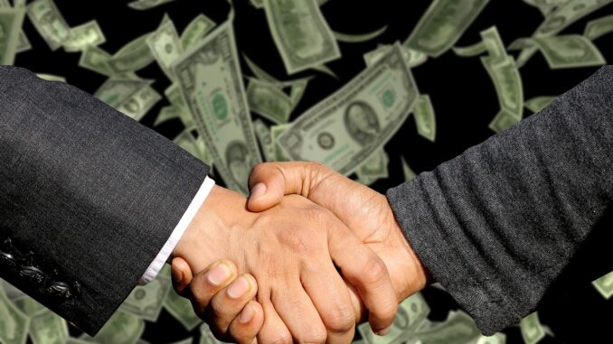 Salary Negotiation Handshake